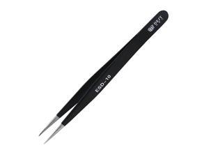 BEST BST-10 Precision Anti-static ESD Stainless Steel Tweezers BEST BST-10 Precision Anti-static ESD Stainless Steel Tweezers