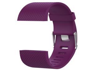 Rhombus Texture Adjustable Sport Wrist Strap for FITBIT Surge (Purple)