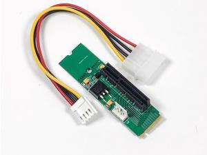 PCI-e 1X/4X Card to M.2 M Key 4 Lane Adapter with CLKREQ PCI-e 1X/4X Card to M.2 M Key 4 Lane Adapter with CLKREQ