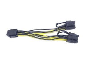 6 Pin PCIe to Dual 8 Pin Splitter Cable - 20 CM 6 Pin PCIe to Dual 8 Pin Splitter Cable - 20 CM