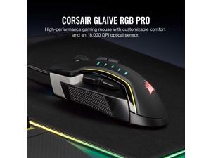 Corsair GLAIVE RGB PRO Gaming Mouse Aluminum Corsair GLAIVE RGB PRO Gaming Mouse Aluminum