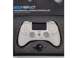 SCUF IMPACT - Gaming Controller for PS4- White Painted Shell