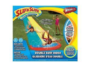 Wham-O Double Surf Rider Slide! Slip N Slide Blast Through Splash Pool Wall of Water on the Bumper Wham-O Double Surf Rider Slide! Slip N Slide Blast Through Splash Pool Wall of Water on the Bumper