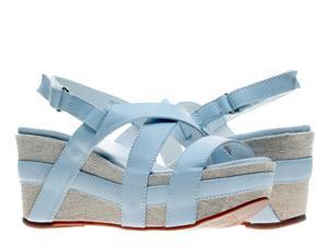 Antelope 819 Off White Women's Wedge Sandals 819-OFFWHITE Size 38 EUR Antelope 819 Off White Women's Wedge Sandals 819-OFFWHITE Size 38 EUR