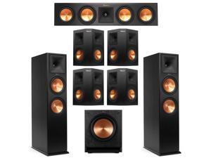 Klipsch 7.1 Ebony System with 2 RP-280F, 1 RP-450C, 4 RP-250S, 1 SPL-100 Sub Klipsch 7.1 Ebony System with 2 RP-280F, 1 RP-450C, 4 RP-250S, 1 SPL-100 Sub