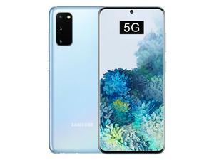 Samsung Galaxy S20 (5G) 128GB SM-G981B (GSM Only | No CDMA) Factory Unlocked Smartphone - International Version - Cloud Blue