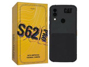 Caterpillar CAT S62 Pro Dual-SIM 128GB Rugged (GSM Only | No CDMA) Factory Unlocked 4G Smartphone (Black) - International Version
