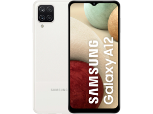 Samsung Galaxy A12 SMA125F DualSIM 64GB ROM  4GB RAM Factory Unlocked 4GLTE Smartphone White  International Version