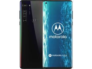 Motorola Edge DualSIM 128GB ROM  6GB RAM GSM  CDMA Factory Unlocked 5G Android Smartphone Solar Black  International Version