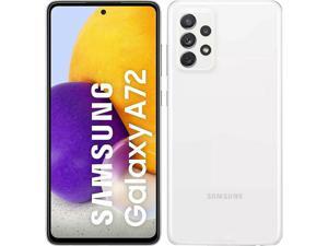 Samsung Galaxy A72 Dual-SIM 128GB + 6GB RAM (GSM Only | No CDMA) Factory Unlocked 4G/LTE Smartphone (Awesome White) - International Version Samsung Galaxy A72 Dual-SIM 128GB + 6GB RAM (GSM Only | No CDMA) Factory Unlocked 4G/LTE Smartphone (Awesome White) - International Version