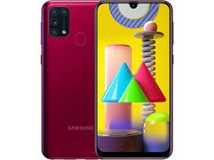 Samsung Galaxy M31 Dual-SIM 64GB ROM + 6GB RAM (GSM Only | No CDMA) Factory Unlocked 4G/LTE Smartphone (Red) - International Version