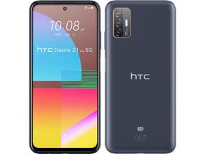 HTC Desire 21 Pro Dual-SIM 128GB ROM + 8GB RAM (GSM Only | No CDMA) Factory Unlocked 5G Smartphone (Blue) - International Version