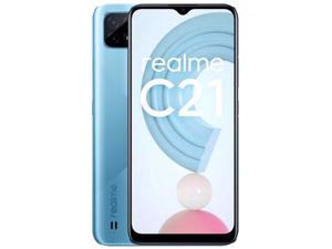 Realme C21 Dual-SIM 32GB ROM + 3GB RAM (GSM Only | No CDMA) Factory Unlocked 4G/LTE Smartphone (Cross Blue) - International Version