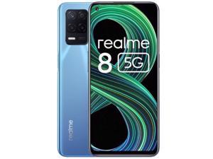 Realme 8 5G Dual-SIM 128GB ROM + 6GB RAM (GSM Only | No CDMA) Factory Unlocked 5G Smartphone - Supersonic Blue - International Version