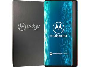 Motorola Edge Single-SIM 128GB ROM + 6GB RAM (GSM Only | No CDMA) Factory Unlocked 5G Android Smartphone (Solar Black) - International Version