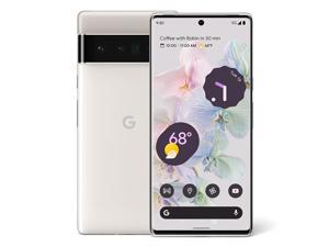 Google Pixel 6 Pro Dual-SIM 128GB ROM + 12GB RAM (GSM | CDMA) Factory Unlocked 5G SmartPhone (Cloudy White) - International Version