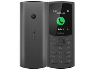 Nokia 110 Dual-SIM 48MB ROM + 128MB RAM (GSM only | No CDMA) Factory Unlocked 4G/LTE SmartPhone (Charcoal) - International Version