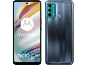 Motorola Moto G60 Dual-SIM 128GB ROM + 6GB RAM (GSM only | No CDMA) Factory Unlocked 4G/LTE Smart Phone (Dynamic Gray) - International Version