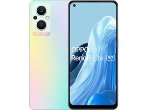 Oppo Reno 8 Lite DUAL SIM 128GB ROM  8GB RAM GSM only  No CDMA Factory Unlocked 5G Smartphone Champagne Silver  International Version