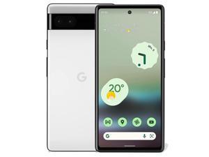 Google Pixel 6a Dual-SIM + eSIM 128GB ROM + 6GB RAM (GSM Only | No CDMA) Factory Unlocked 5G SmartPhone (Chalk) - International Version