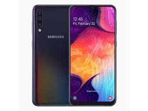 Samsung Galaxy A50 STANDARD EDITION DUAL-SIM 128GB ROM + 4GB RAM (Only GSM | No CDMA) Factory Unlocked 4G/LTE Smartphone (Black) - International Version
