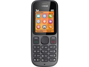 Nokia 100 SingleSIM GSM Only  No CDMA Factory Unlocked 2G GSM CellPhone Phantom Black  International Version