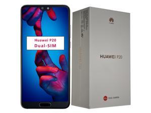 Huawei P20 128GB Dual-SIM (No CDMA, GSM only) Factory Unlocked 4G/LTE Smartphone (Black)