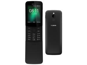 Nokia 8110 4G (2018) Dual-SIM 4GB (No CDMA, GSM only) Factory Unlocked 4G/LTE Smartphone - Black