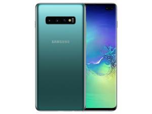 Samsung Galaxy S10+ Plus 128GB / 8GB RAM SM-G975F Hybrid/Dual-SIM (No CDMA, GSM only) Factory Unlocked 4G/LTE Smartphone - Prism Green
