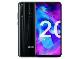 HONOR 20 Lite Dual-SIM 128GB ROM / 4GB RAM Factory Unlocked (GSM Only, No CDMA) 4G/LTE Smartphone - Night Black HONOR 20 Lite Dual-SIM 128GB ROM / 4GB RAM Factory Unlocked (GSM Only, No CDMA) 4G/LTE Smartphone - Night Black