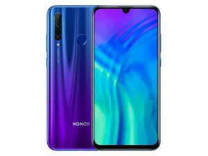 HONOR 20 Lite Dual-SIM 128GB ROM / 4GB RAM Factory Unlocked (GSM Only, No CDMA) 4G/LTE Smartphone - Phantom Blue HONOR 20 Lite Dual-SIM 128GB ROM / 4GB RAM Factory Unlocked (GSM Only, No CDMA) 4G/LTE Smartphone - Phantom Blue