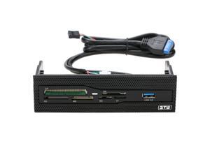 Internal Card Reader Media Multi-Function Dashboard PC Front Panel STW 5.25" USB 3.0 Support CF XD MS M2 TF Internal Card Reader Media Multi-Function Dashboard PC Front Panel STW 5.25" USB 3.0 Support CF XD MS M2 TF