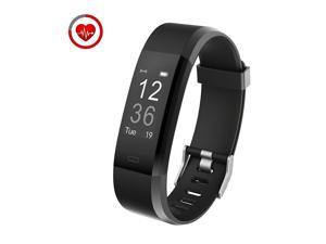 Fitness Tracker Activity Tracker with Heart Rate Monitor Fitness Watch, IP67 Waterproof Smart Wristband with Calorie Counter Step Counter Sleep Monitor for Android and IOS