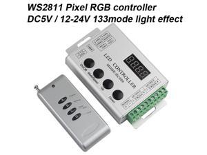 DC12V LED Strip Pixel Bar HC008 RF Controller For WS2812 WS2811 WS2801 LPD6803