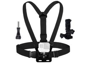 Adjustable Chest Mount Harness  3Way Pivot Arm for Gopro Session Hero6 Hero 4 Hero 5 Hero 3 Hero 3 Hero 2 Hero Camera Fully Adjustable Chest Strap Suitable for Outdoor Sports