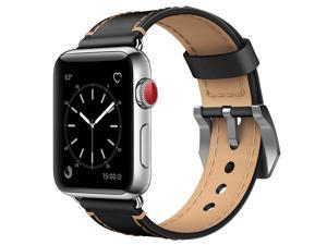 For Apple Watch Band 42mm Genuine Leather iWatch Bands Strap Vintage Brown with Stainless Metal Clasp for Apple Watch Series 3 Series 2 Series 1 Sport Edition Brown For Apple Watch Band 42mm Genuine Leather iWatch Bands Strap Vintage Brown with Stainless Metal Clasp for Apple Watch Series 3 Series 2 Series 1 Sport Edition Brown