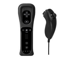 Gesture Controller and Nunchuck Joystick with Silicone Case for Nintendo Wii U Console Gesture Controller and Nunchuck Joystick with Silicone Case for Nintendo Wii U Console