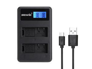 SEIWEI EN-EL14 ENEL14 EN- EL14A MH-24 USB Dual Rapid Battery Charger with LCD Screen for Nikon D5300 D5200 D5100 D3300 D3200 D3100 Camera SEIWEI EN-EL14 ENEL14 EN- EL14A MH-24 USB Dual Rapid Battery Charger with LCD Screen for Nikon D5300 D5200 D5100 D3300 D3200 D3100 Camera