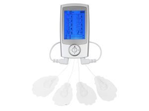 Rechargeable TENS Unit Muscle Stimulator 10 Modes Pain Relief  EMS Machine Portable Pulse Massager with 4 Electrodes Pads
