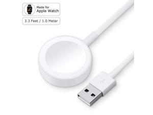 Apple Watch Charger iWatch Charger Charging Cable Magnetic Wireless Portable Charger Pad 33 ft Charging Cable Cord for Apple Watch Series 3 2 1 All 38mm 42mm iWatch