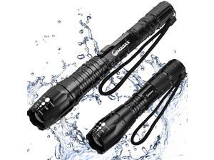Super Bright 90000LM T6 LED Flashlight Rechargeable Zoom Torch 18650 5 Modes 