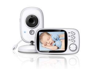 Werleo 3.2" Video Baby Monitor with Digital Camera 2.4GHz Wireless Long Range Infrared Night Vision Two Way Audio VOX and Temperature Monitoring 8 Lullabies and High Capacity Battery