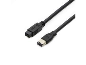WERLEO FireWire 800 to 400 9 to 6 pin Cable - 9pin 6pin - 6FT IEEE 1394 Firewire 800 9-pin / 6-pin Cable 6 Feet - 9 pin to 6 pin