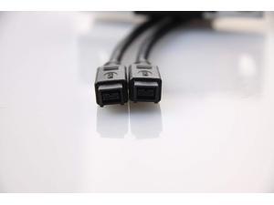 Werleo Firewire Premium Durable Cable 800 IEEE1394B 9 Pin to 9 Pin Male to Male Cable Cord 6 FT / 1.8m Black
