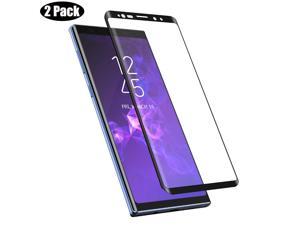 2 Packs Samsung Galaxy Note 9 Screen Protector Werleo AntiScratch HD Clear Case Friendly 3D Curved Protective Tempered Glass For Samsung Galaxy Note 9