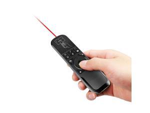 Werleo Wireless Presenter with Mouse Functions and Red Laser 2.4GHz PowerPoint PPT Remote Control Clicker