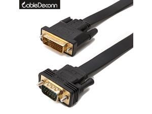 CableDeconn dvi-d vga cable adapter DVI-D 24 1 to VGA converter dvi-d to vga cable for Projector Monitor pc 2m CableDeconn dvi-d vga cable adapter DVI-D 24 1 to VGA converter dvi-d to vga cable for Projector Monitor pc 2m