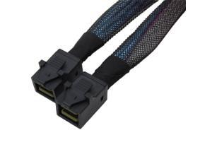 CableDeconn Mini-SAS cable SFF-8643 to SFF-8643 cable Comply with SAS 3.0 12G 1Meter