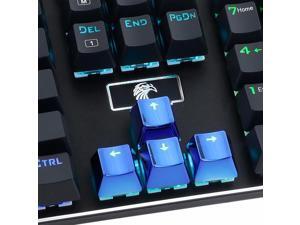 Mechanical Keyboard Keycaps Blue Double-shot Injection MX Style WASD PBT Key Caps Mechanical Keyboard Keycaps Blue Double-shot Injection MX Style WASD PBT Key Caps