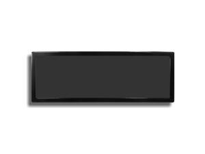 DEMCiflex Dust Filter for Caselabs 120.3 Flex-Bay Grill Black Frame Black Mesh